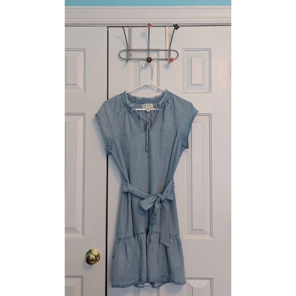 Women's Cloth & Stone Dress XS Light Blue